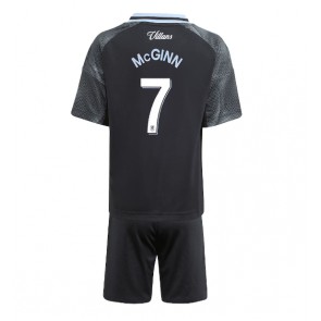 Aston Villa John McGinn #7 Bortaställ Barn 2025-26 Kortärmad (+ Korta byxor)